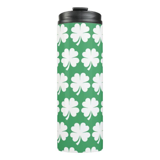 Bouteilles Isothermes Four Leaf Lucky Clover Saint Patrick's Day (Devant)