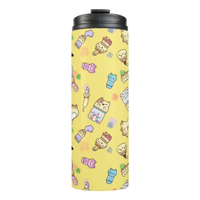 Bouteilles Isothermes Fournitures d'art de chat (Devant)