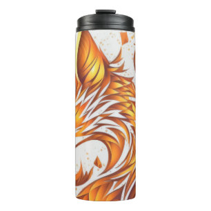 Bouteilles Isothermes Fox Animal Portrait Nature Faune Peinture