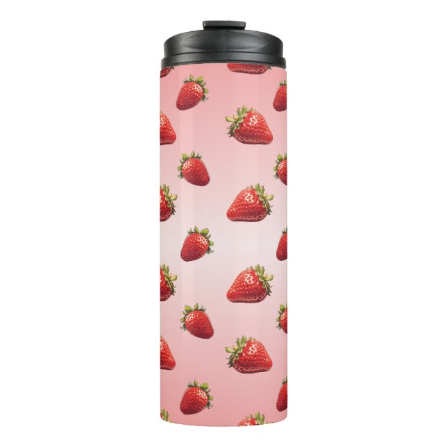 Bouteilles Isothermes Fraise (Devant)