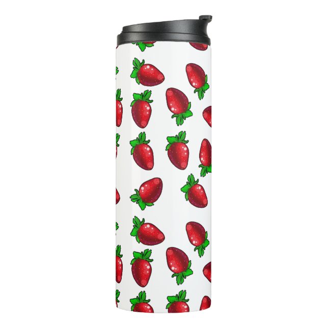 Bouteilles Isothermes Fraises fraîches (Tourné sur la gauche)