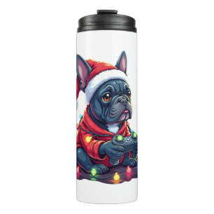 Bouteilles Isothermes French Bulldog Manette de jeu vidéo Légère Neige S