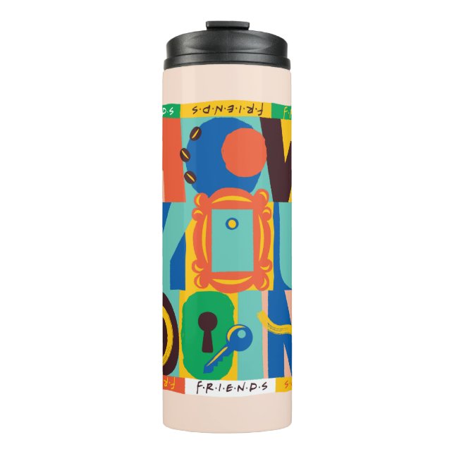 Bouteilles Isothermes FRIENDS™ | How You Doin' - Graphisme Vif (Devant)