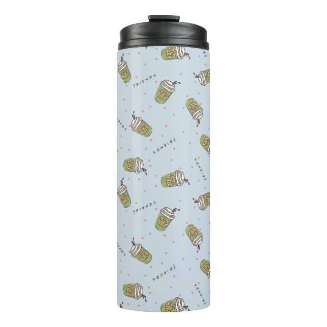 Bouteilles Isothermes FRIENDS™ | Motif Polka Dot Central Perk (Devant)