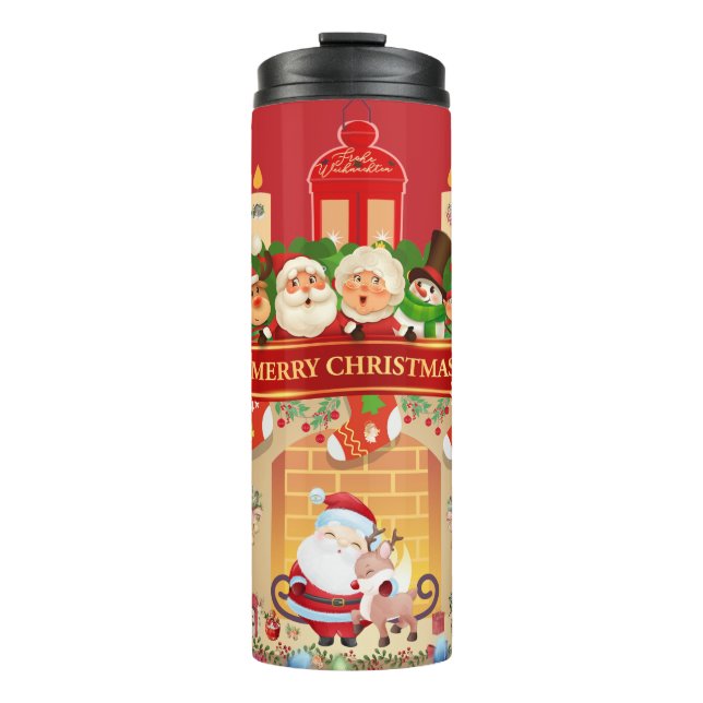 Bouteilles Isothermes Frohe Weihnachten (Devant)