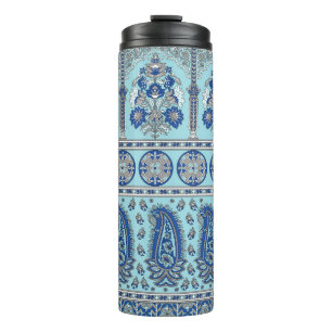 Bouteilles Isothermes Frontière asiatique de Paisley : Design traditionn