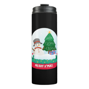 Bouteilles Isothermes Frosty Snowman Joyeux Noël