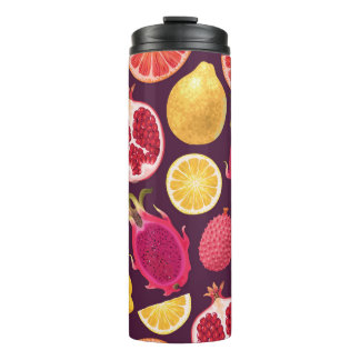 Bouteilles Isothermes Fruit exotique : coloré sans soudure motif