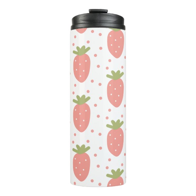 Bouteilles Isothermes Fruits fraises arrière - plan (Devant)
