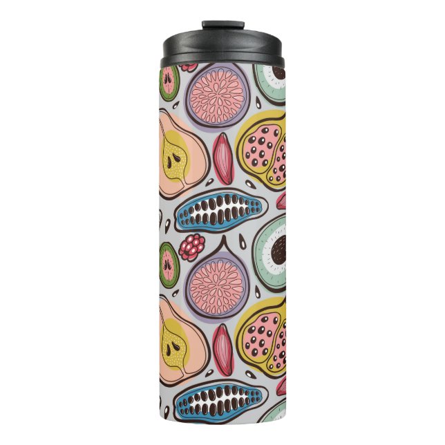 Bouteilles Isothermes Fruits motif sans soudure (Devant)