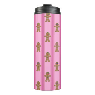 Bouteilles Isothermes Fun et fantaisie Pain d'épices rose Homme
