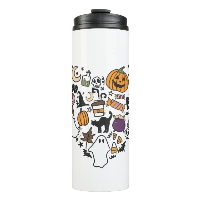 Bouteilles Isothermes Fun Halloween Designs Halloween Coeur Halloween (Devant)