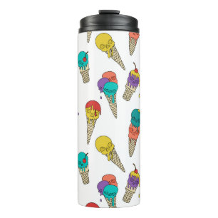 Bouteilles Isothermes Fun Melty Summer Goth Crâne Crème glacée bijou bla
