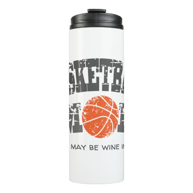 Bouteilles Isothermes Funky Basketball Maman Tumbler Thermal (Devant)