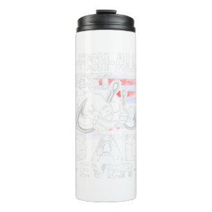 Bouteilles Isothermes Funky Pêche Papa Pêcheur Meilleur Papa Jamais Pois