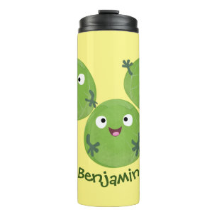 Bouteilles Isothermes Funny Brussels sprouts légumes caricature