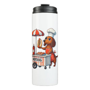 Bouteilles Isothermes Funny Dachshund Chien Weenie Saucisse Hotdog Sandw