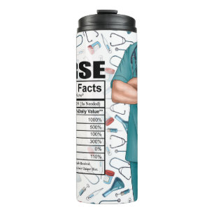 Bouteilles Isothermes Funny Homme Infirmière nutritionnelle Faits Tumble