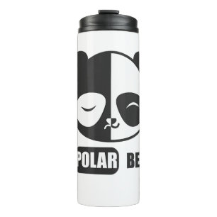 Bouteilles Isothermes Funny Polar Bear Painting