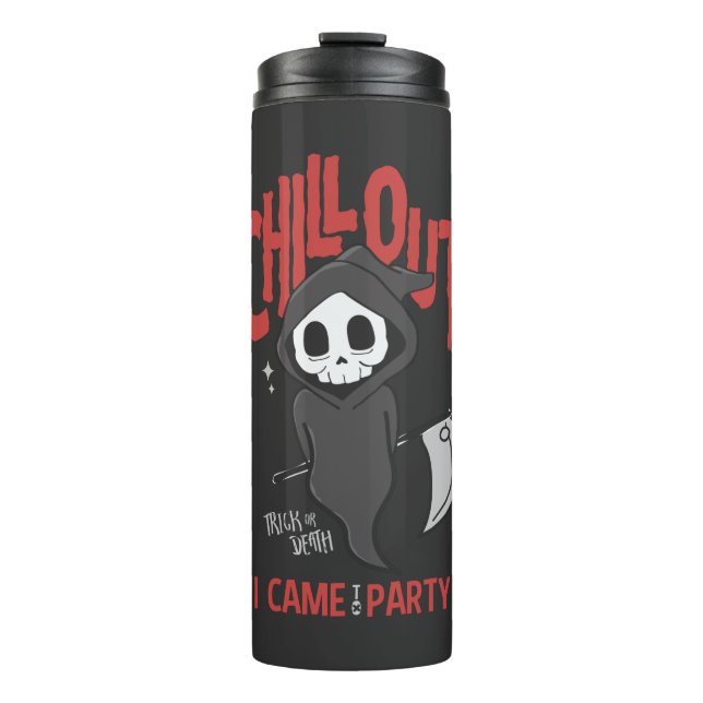 Bouteilles Isothermes Funny Sarcastique GrimReaper Halloween Party (Devant)