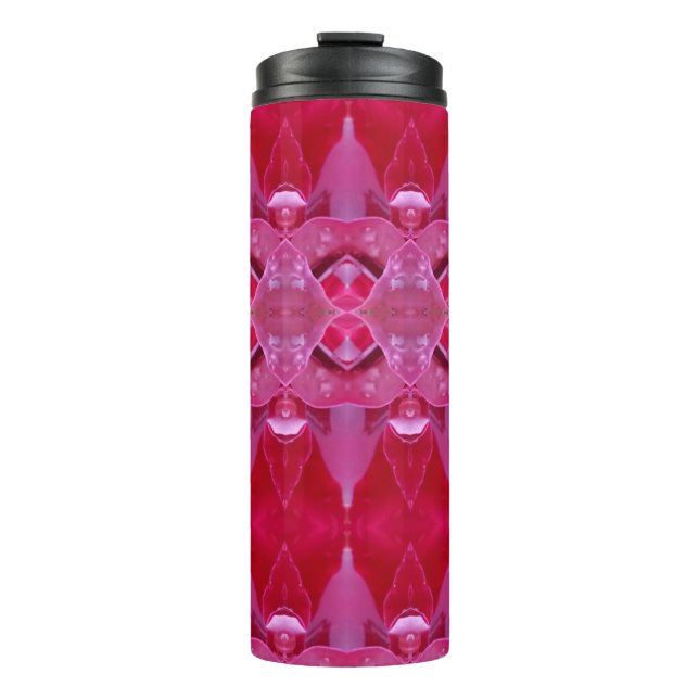 Bouteilles Isothermes Fuschia Ikat (Devant)