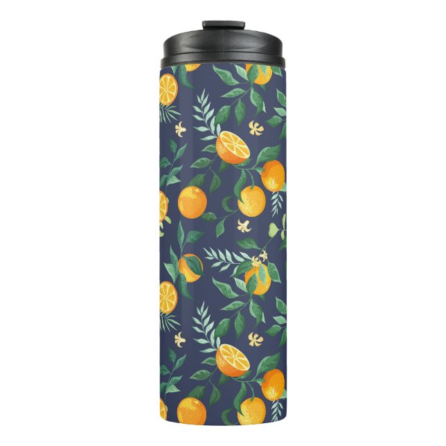 Bouteilles Isothermes Fusion d'agrumes : Oranges à l'air tropical (Devant)