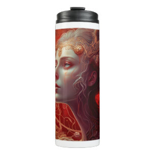 Bouteilles Isothermes Futur Tumbler Thermique Femme Art Nouveau