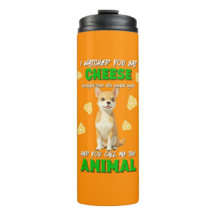 Bouteilles Isothermes Gaga & Grumeaux Fromage Animal Funny Orange Chihua