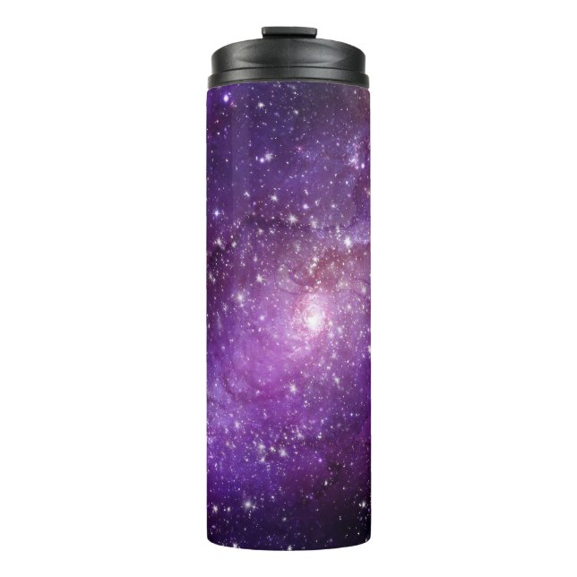 Bouteilles Isothermes Galaxie violette foncée Starry Night Thermal Tumbl (Devant)