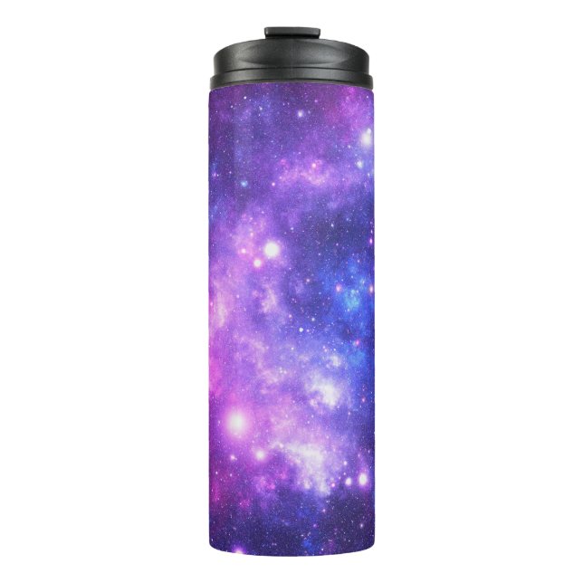 Bouteilles Isothermes Galaxy cosmos motif scrapbooking (Devant)