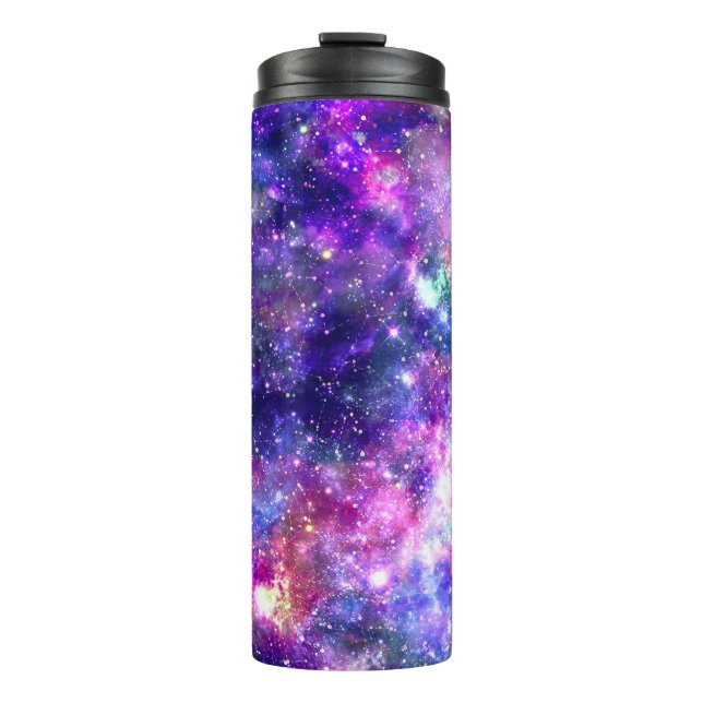 Bouteilles Isothermes Galaxy Night Imprimer Design cosmique (Devant)