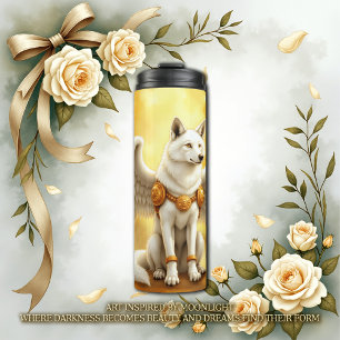 Bouteilles Isothermes Gardien de l'Aube – Le Loup aux Ailes Blanches.