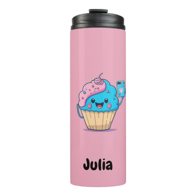 Bouteilles Isothermes Garrafa Personalizada cupcake (Julia) (Devant)