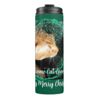 Ginger Cat Photo, Texte, Personnaliser Tumbler The