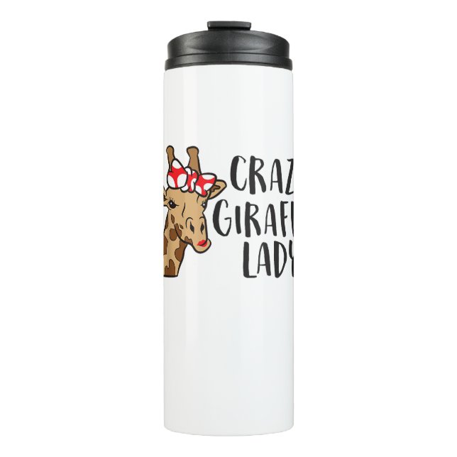 Bouteilles Isothermes Giraffe folle femme Giraffe (Devant)