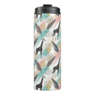Bouteilles Isothermes Giraffe Whimsical Polka Dot Motif - Pastel