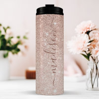 Glitter Rose Gold Personnalisé