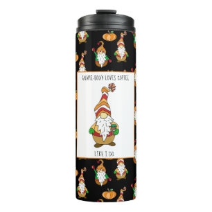 Bouteilles Isothermes Gnome-Body aime le café Comme moi le tambour therm