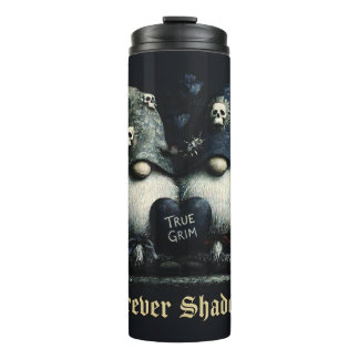 Bouteilles Isothermes Gnomes Gothiques "True Grim" avec "Forever Shadows