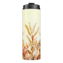Gobelet Thermique à Feuilles de Banane Tropicales