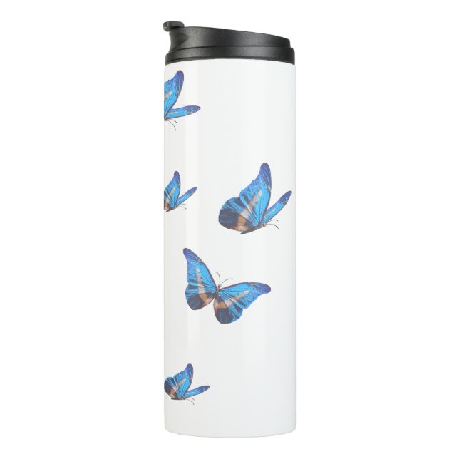 Bouteilles Isothermes Gobelet Thermique Papillon Bleu (Tourné sur la droite)