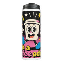Gobelet Thermique Rétro pour Accro du Café - Dessi