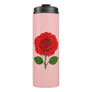Bouteilles Isothermes Gobelet Thermique Rose Rouge