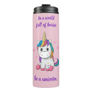 Bouteilles Isothermes Gobelets thermiques licorne 