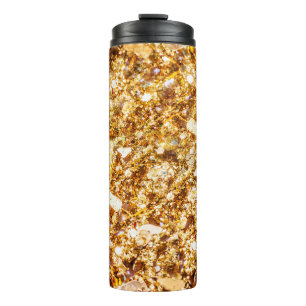 Bouteilles Isothermes Gold glitter background