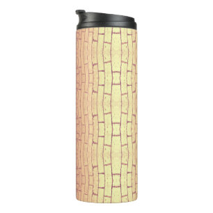 Bouteilles Isothermes Golden Brick Wall – Symmetrical Architectural Patt