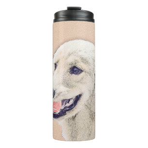 Bouteilles Isothermes Golden Retriever avec Tennis Ball Peinture Chien A