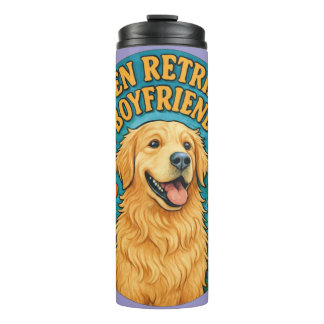 Bouteilles Isothermes Golden Retriever Boyfriend Funny Retro Dog Lover