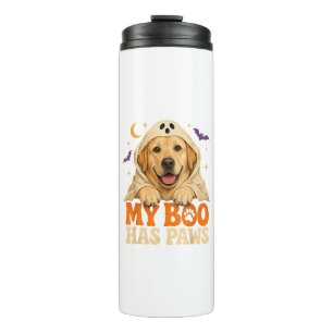 Bouteilles Isothermes Golden Retriever Halloween Drôles de Pattes