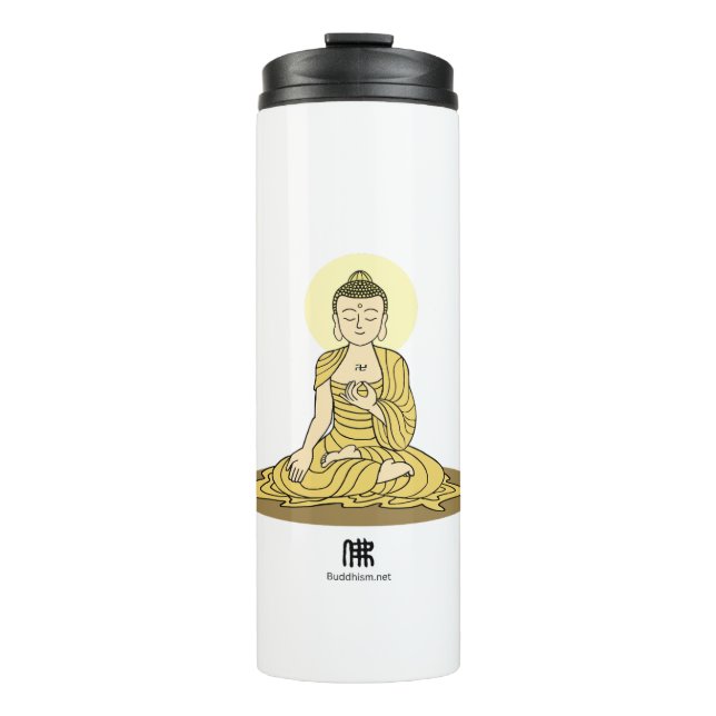 Bouteilles Isothermes Golden Serenity Bouddha Tumbler (Devant)